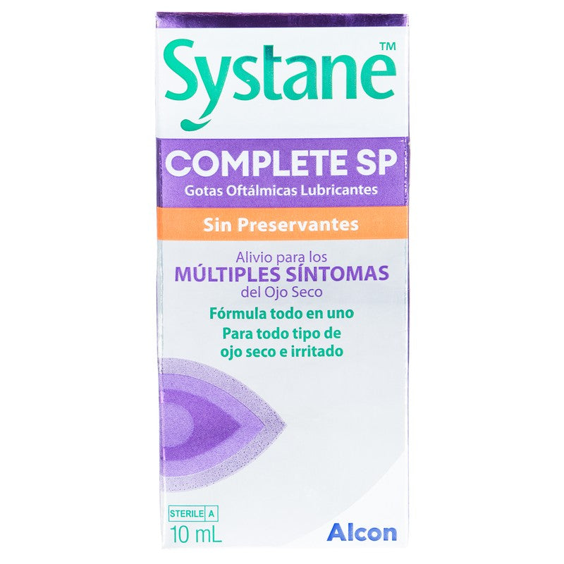 Systane Complete Sp 10 Ml Naranja Solución 300651509625