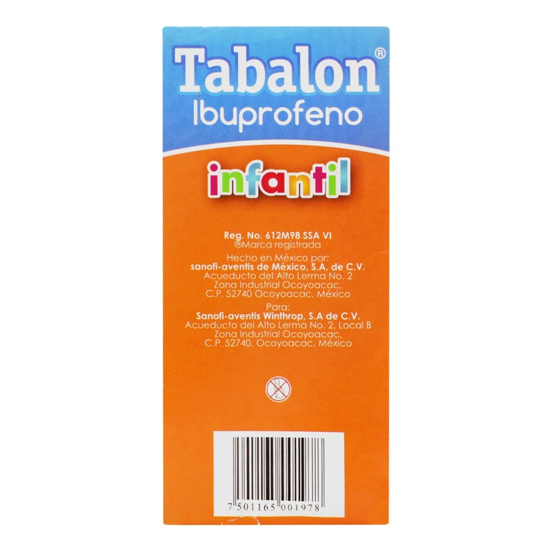 Tabalon 100 Mg / 5 Ml 100 Ml Suspensión