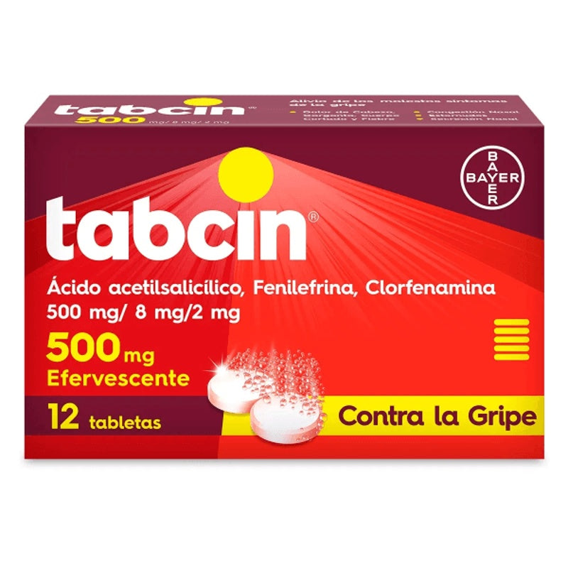 Tabcin 500 Mg Con 12 Tabletas Efervecente