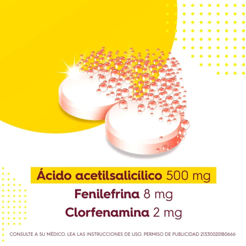 Tabcin 500 Mg Con 12 Tabletas Efervecente