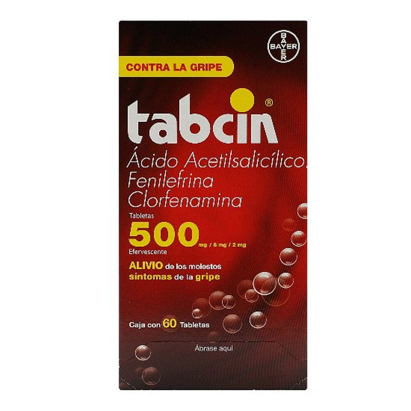 Tabcin 500 Mg Con 60 Tabletas Efervecente