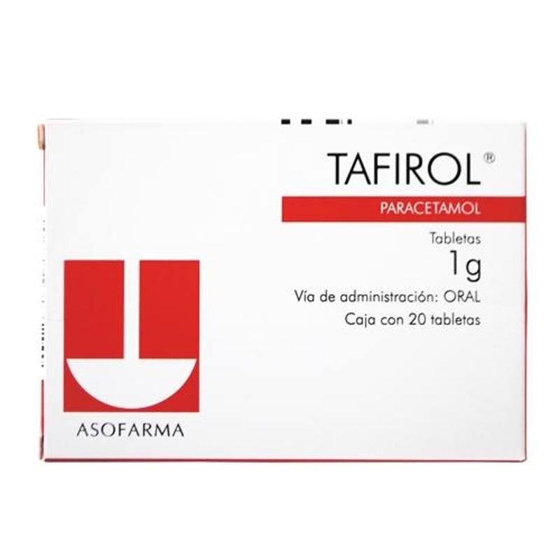 Tafirol 1 Gr 20 Tabletas