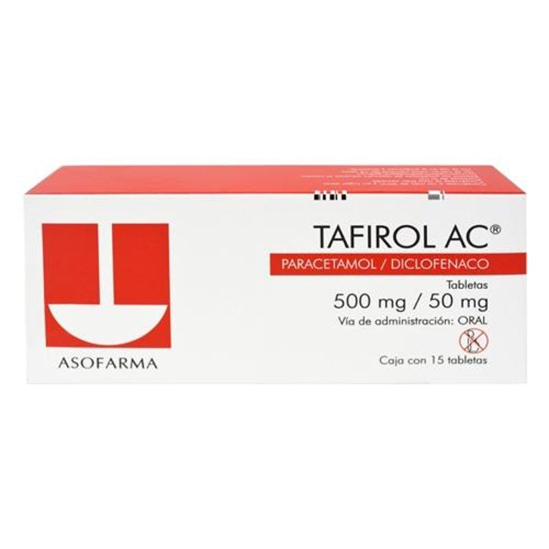 Tafirol Aceite 500 / 50 Mg Con 15 Tabletas
