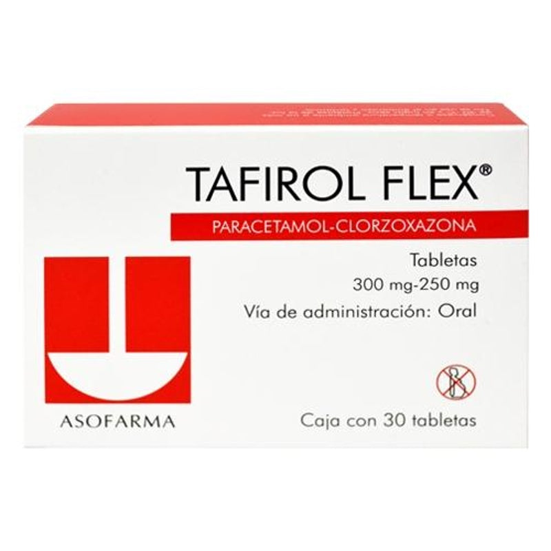 Tafirol Flex 300 / 250 Mg Con 30 Tabletas