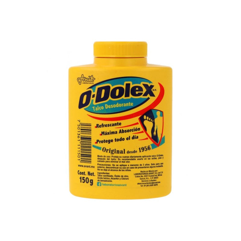 Talco Desodorante Odolex 150 G
