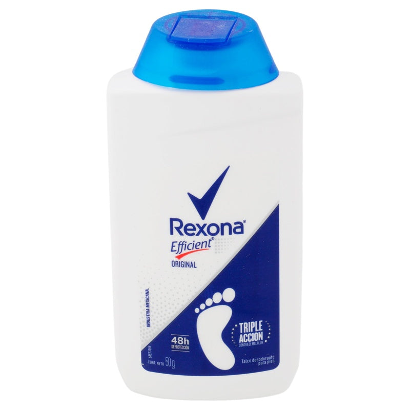 Talco Desodorante Rexona Eficcient Pies 50 Gr
