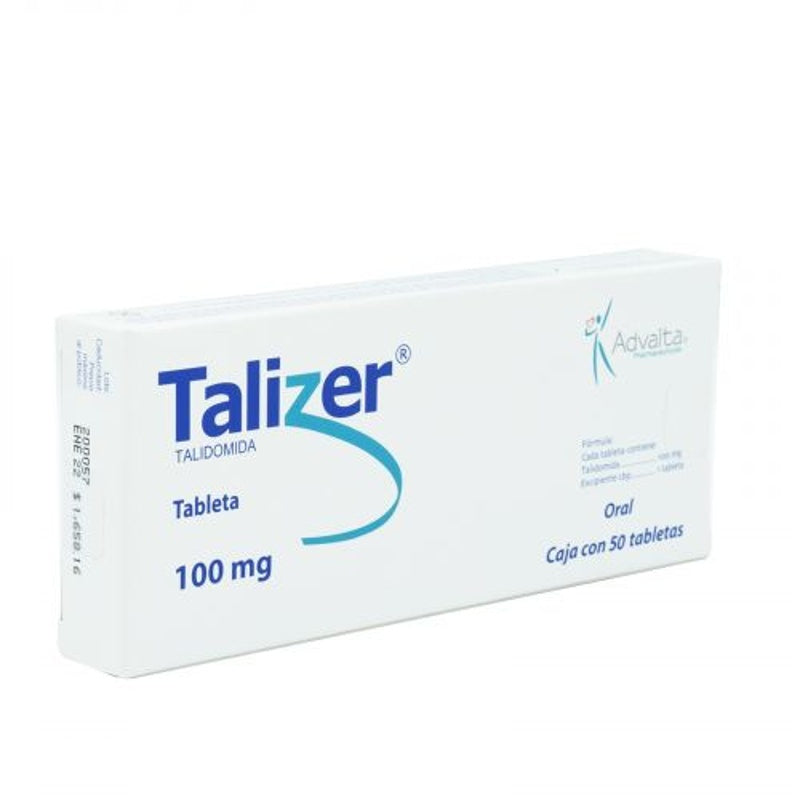 Talizer 100 Mg Con 50 Tabletas