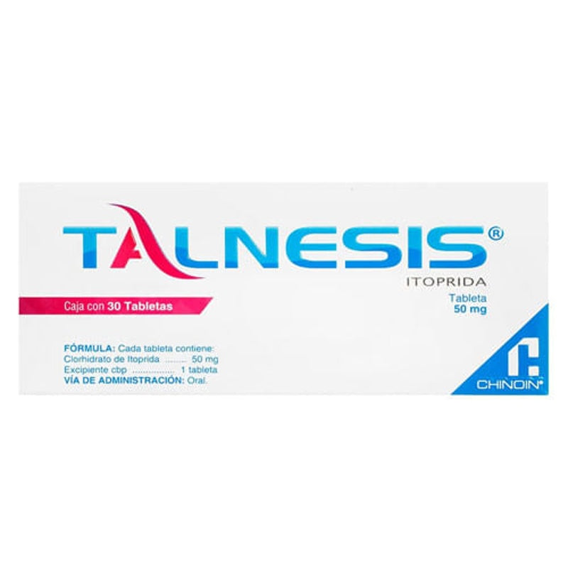 Talnesis 50 Mg Con 30 Tabletas