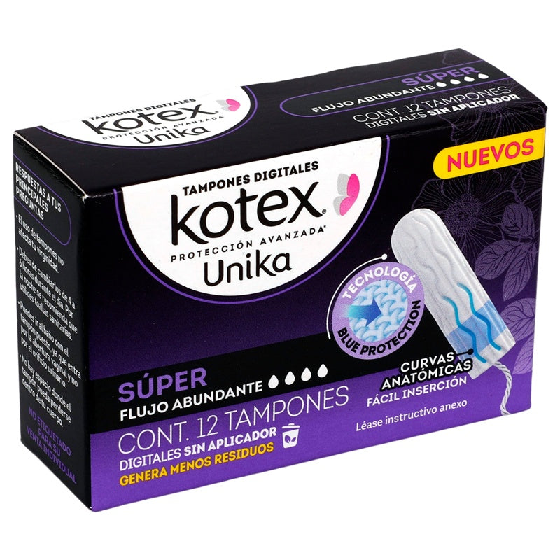 Tampones Kotex Unik Super Con 12 7506425625550 perfil 2