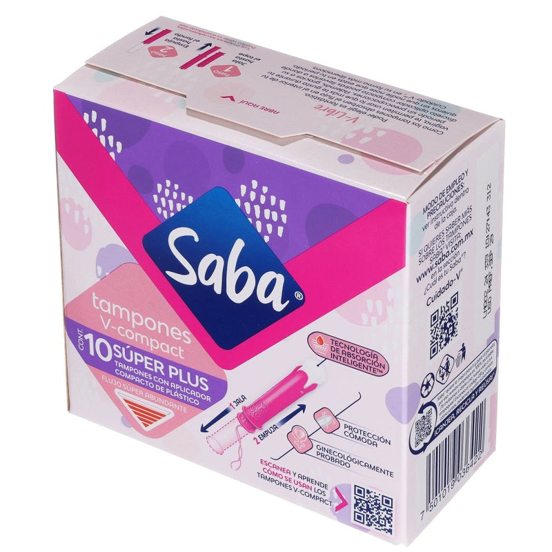 Tampones Saba Compac Supeplus Con 10 7501019036422 perfil 12