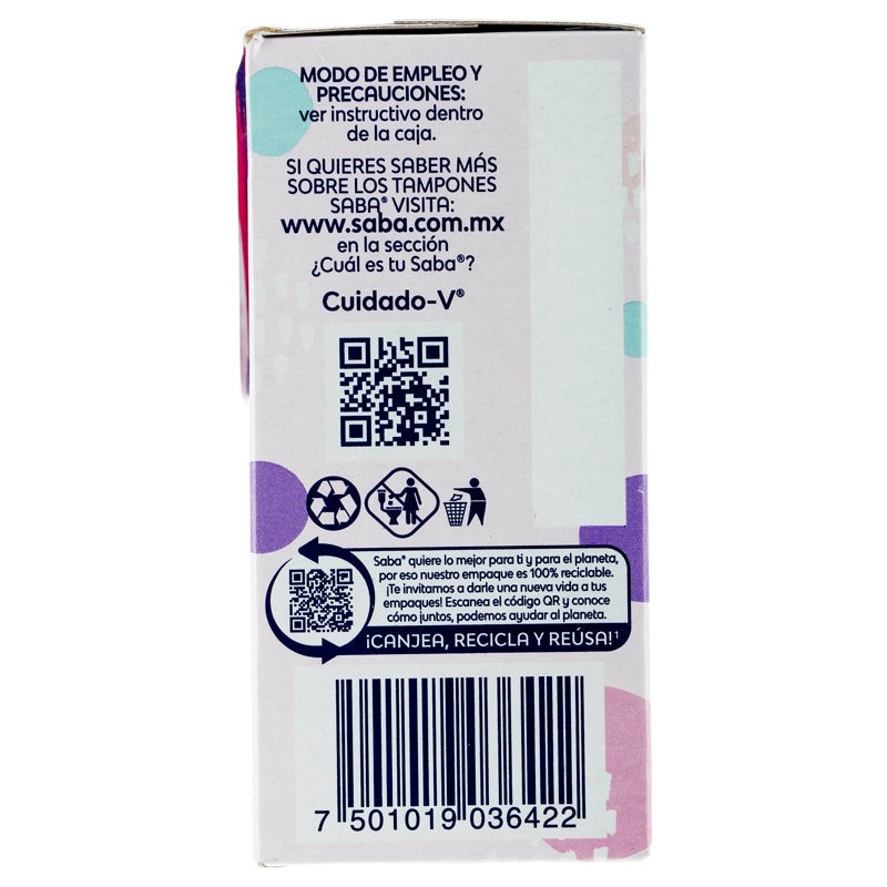 Tampones Saba Compac Supeplus Con 10 7501019036422 perfil 15