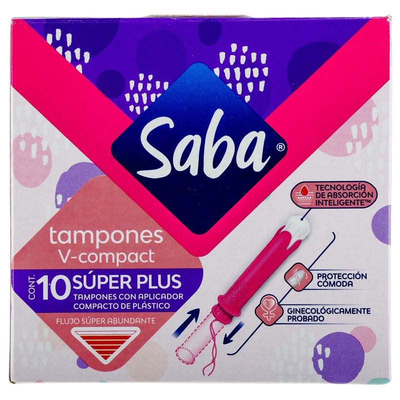 Tampones Saba Compac Supeplus Con 10 7501019036422