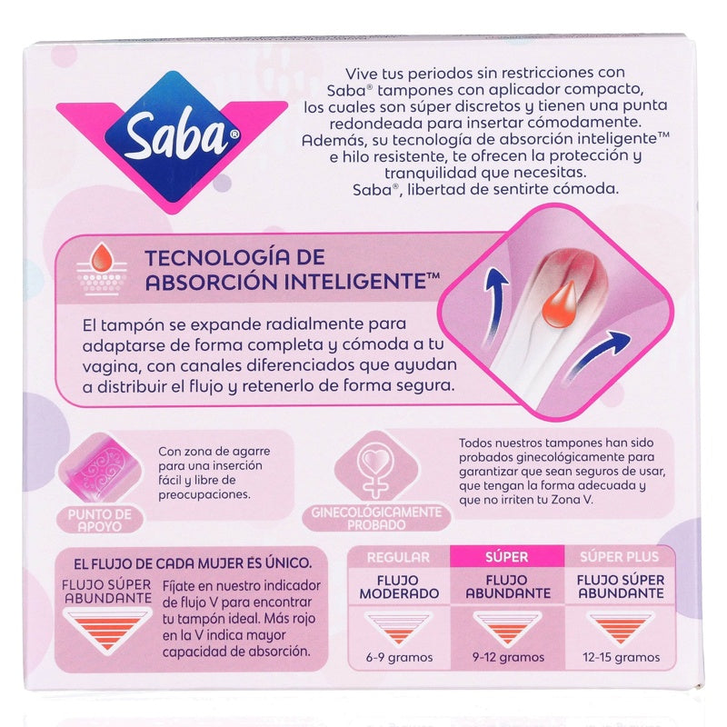 Tampones Saba Compac Supeplus Con 10 7501019036422 perfil 21