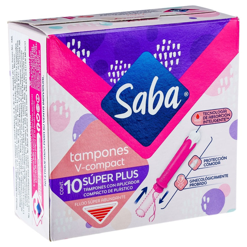 Tampones Saba Compac Supeplus Con 10 7501019036422 perfil 3