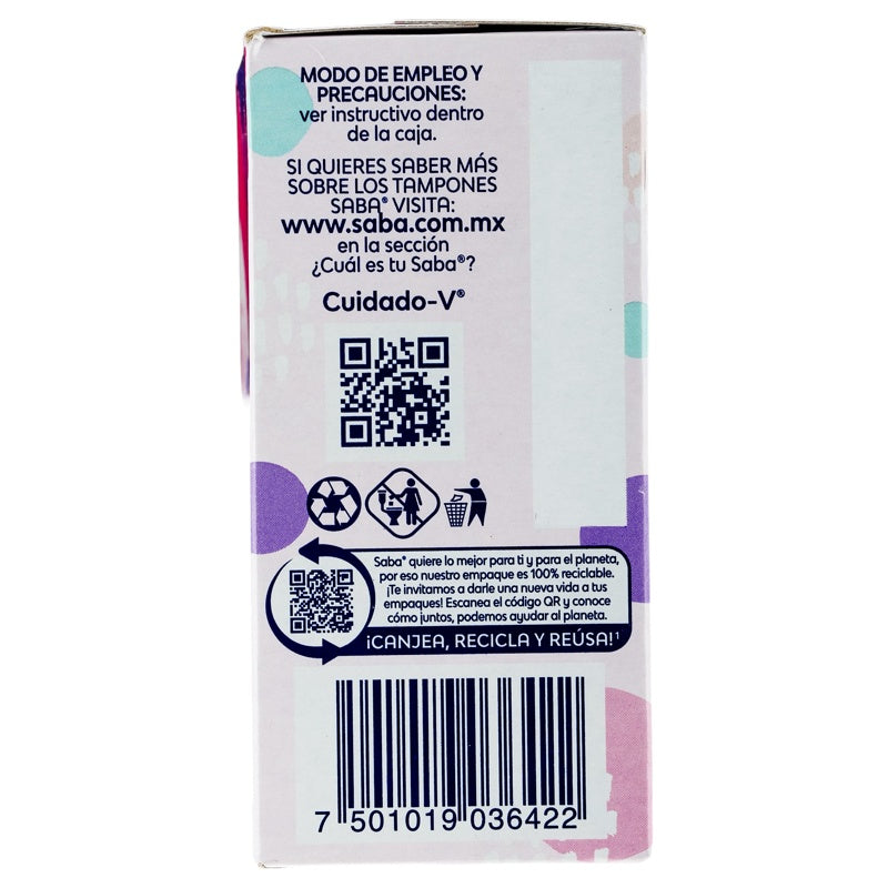 Tampones Saba Compac Supeplus Con 10 7501019036422 perfil 6
