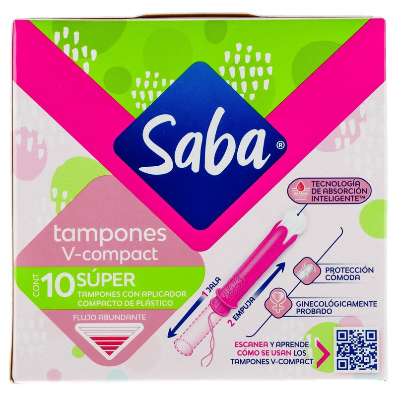 Tampones Saba Compactos Super Con 10 7501019032424 perfil 3