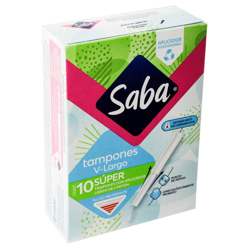 Tampones Saba Estilos Super Con 10 perfil 2