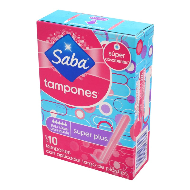 Tampones Saba Largo Superplus Con 10 7501019036439 perfil 4