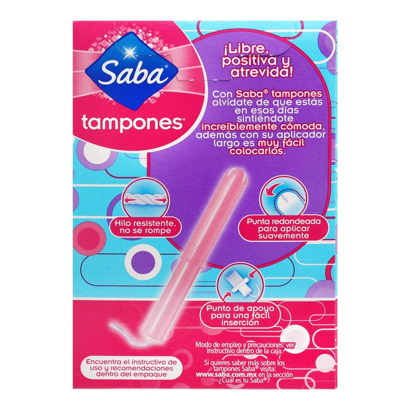 Tampones Saba Largo Superplus Con 10 7501019036439 perfil 6