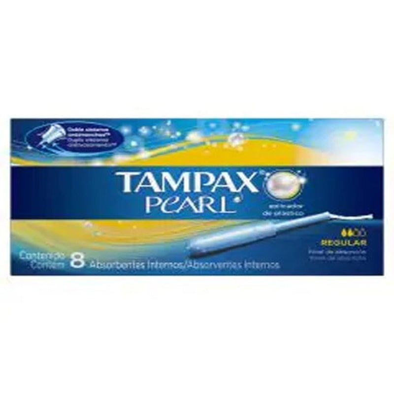 Tampones Tampax Pearl Regular 8 Piezas 7506295369363