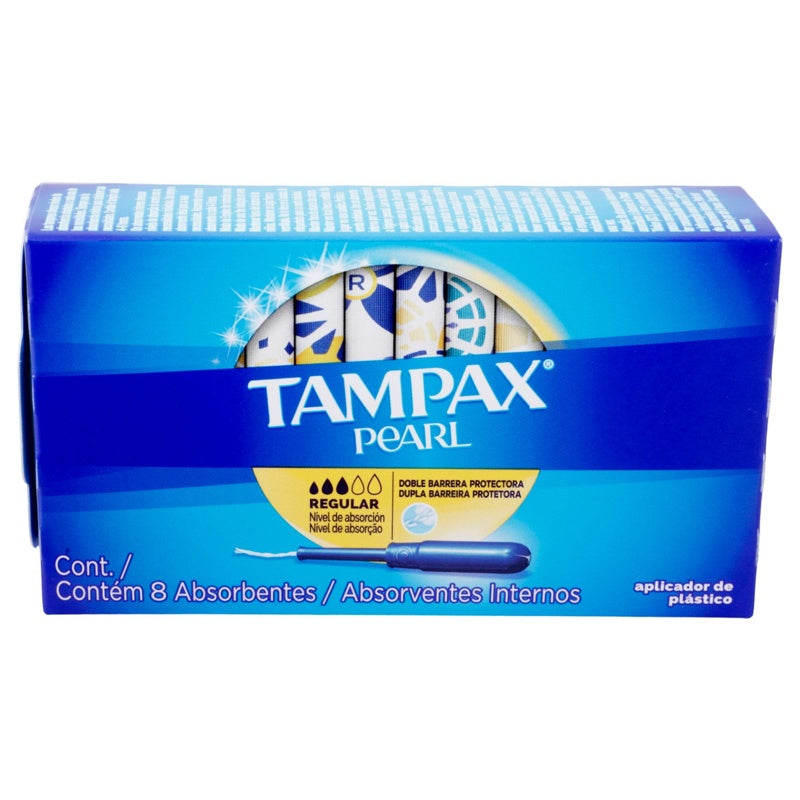 Tampones Tampax Pearl Regular 8 Piezas 7506295369363 perfil 3