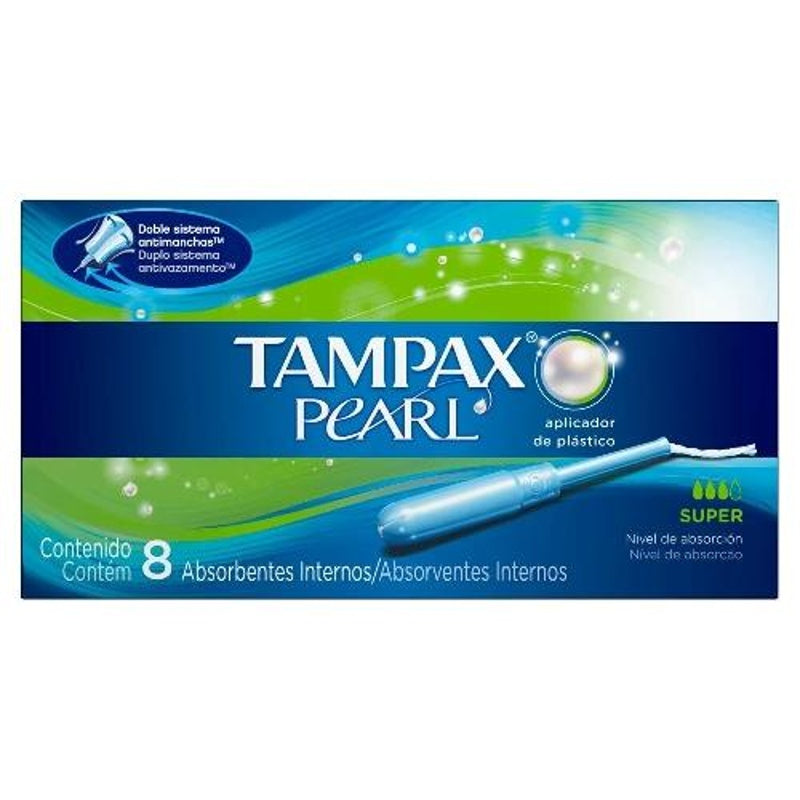 Tampones Tampax Pearl Super Con 8