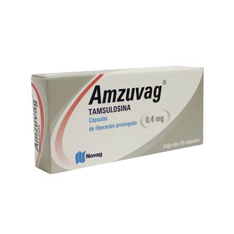 Tamsulosina 0.4 Mg Con 20 Capsulas Amzuvag