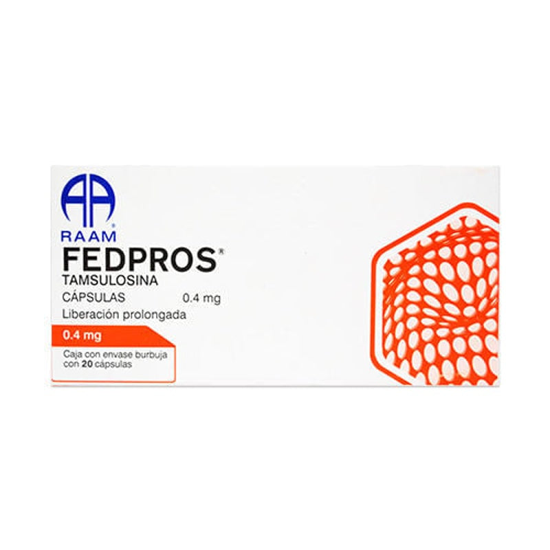 Tamsulosina 0.4 Mg Con 20 Capsulas L Para / Fedpros 2190