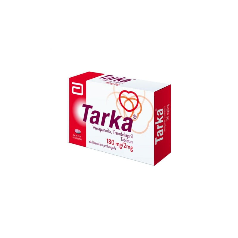 Tarka 180 / 2 Mg Con 15 Grageas