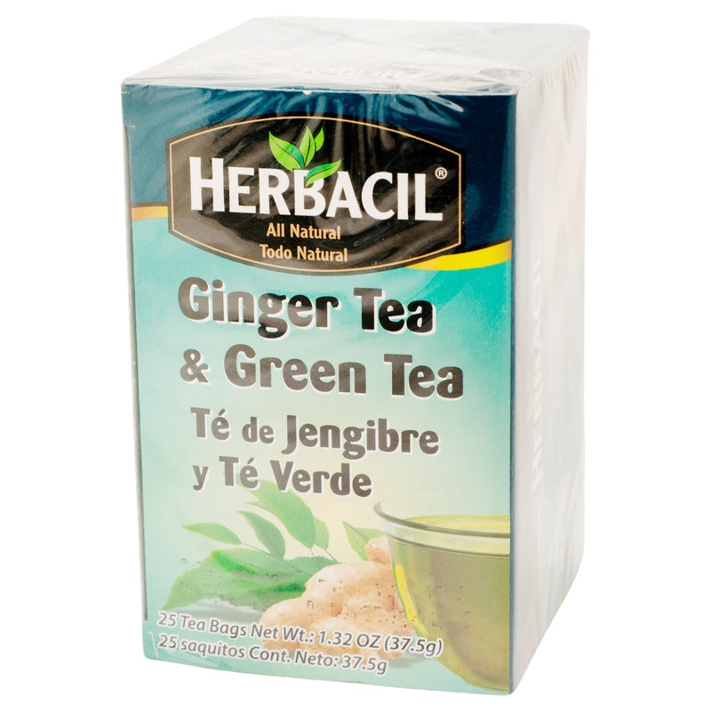 Te Herbacil Jengibre Te Verde 1 Gr 25 Sobres 714706911354 perfil 6