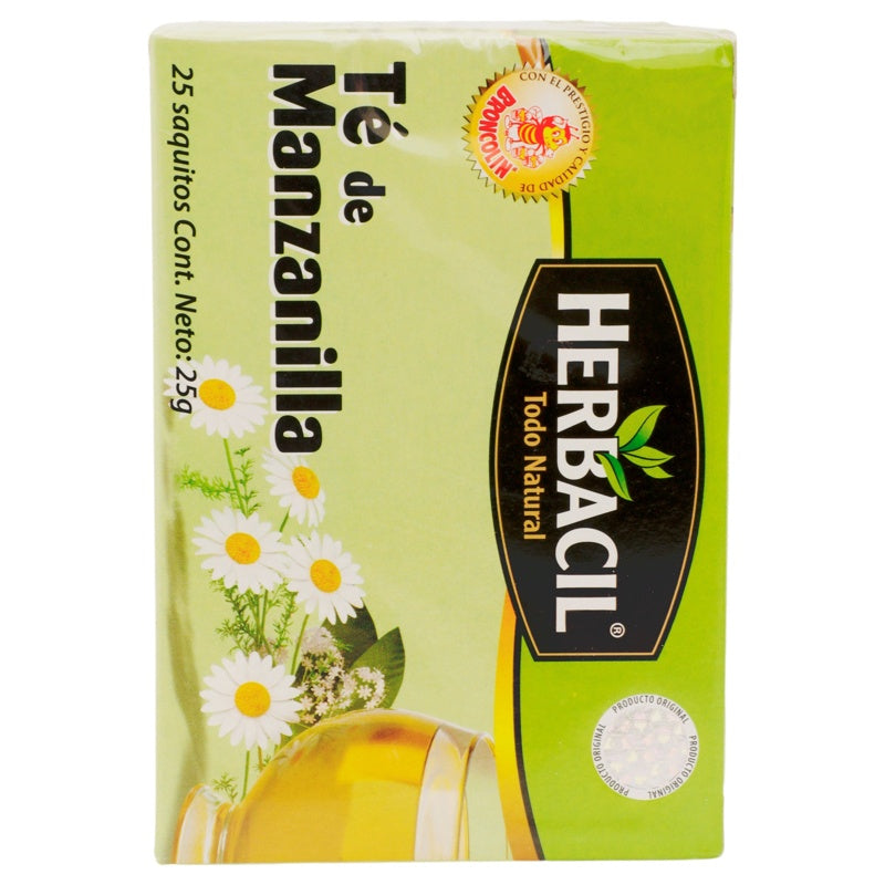 Te Hierbacil Manzanilla 1 Gr 25 Sobres perfil 5