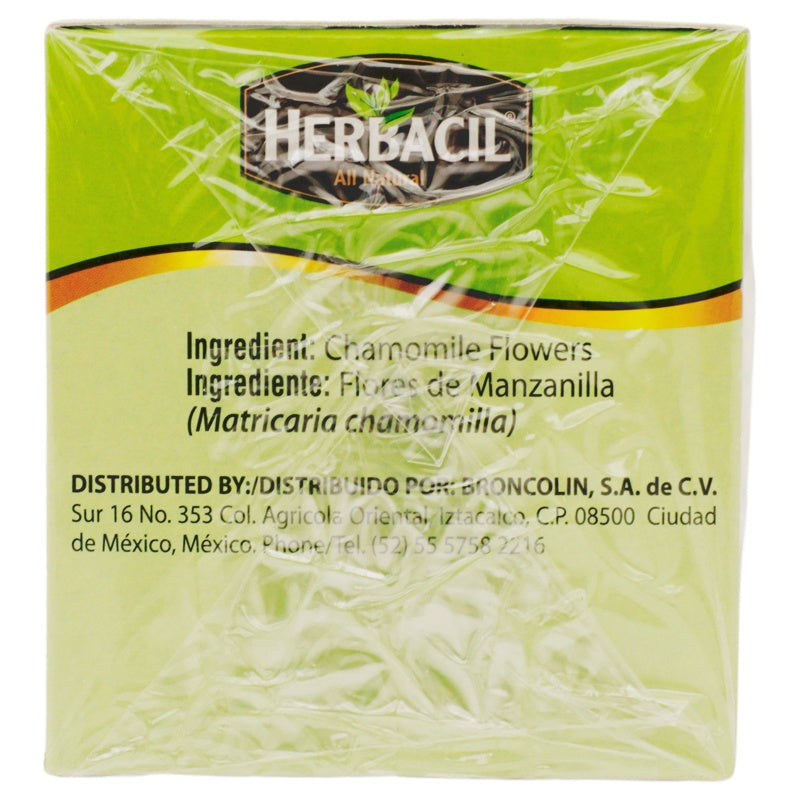 Te Hierbacil Manzanilla 1 Gr 25 Sobres perfil 6