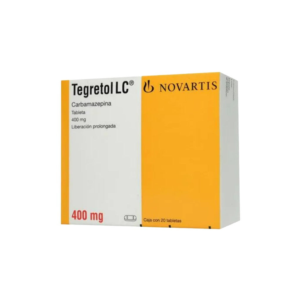 Tegretol Lc 400 Mg Con 20 Tabletas Liberación Prolongada