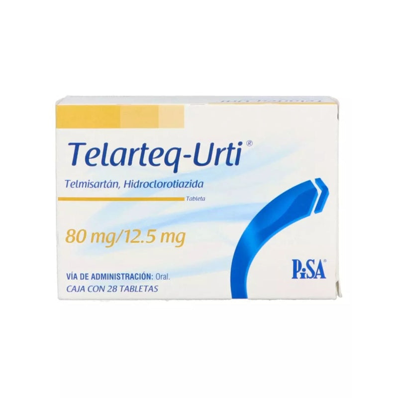Telarteq Urti 80 / 12.5 Mg Con 28 Tabletas