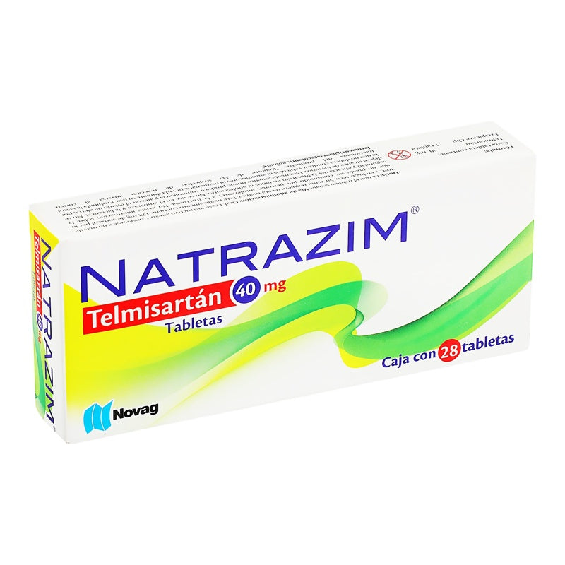 Telmisartan 40 Mg Con 28 Tabletas Natarzim perfil 4