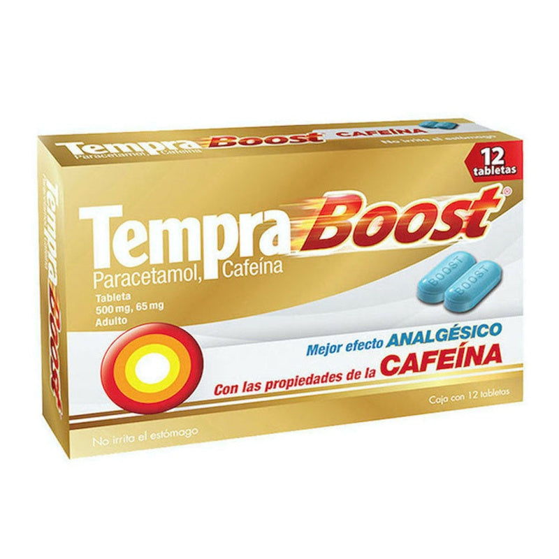 Tempra Boost 500 / 65 Mg Con 12 Tabletas