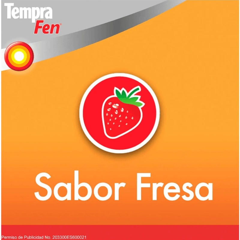 Tempra Fem Fresa 200 Mg / 5 Ml 100 Ml Suspensión