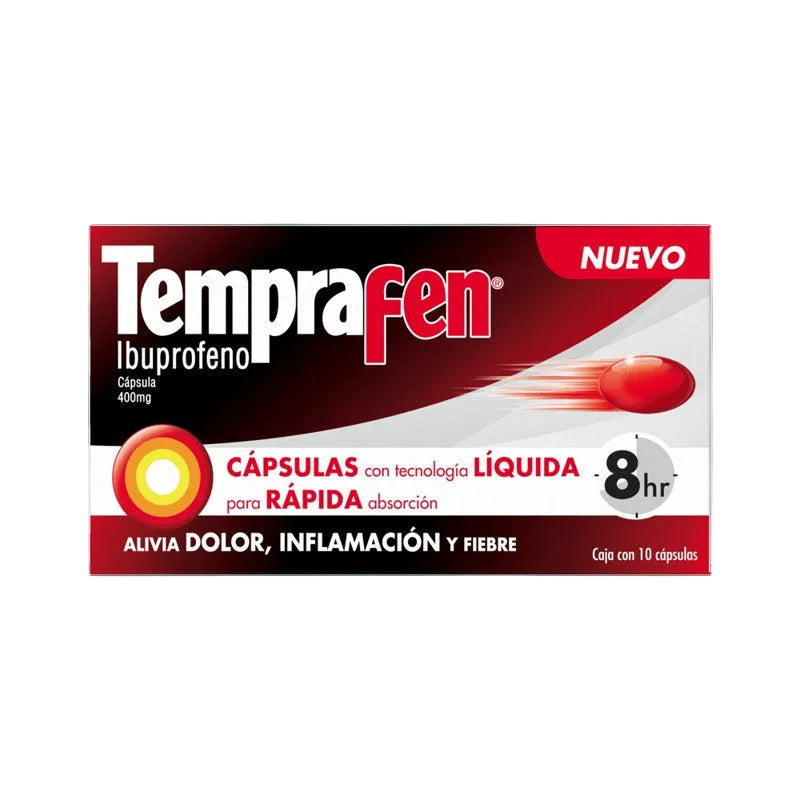 Tempra Fen 400 Mg Con 10 Capsulas 7506460101002