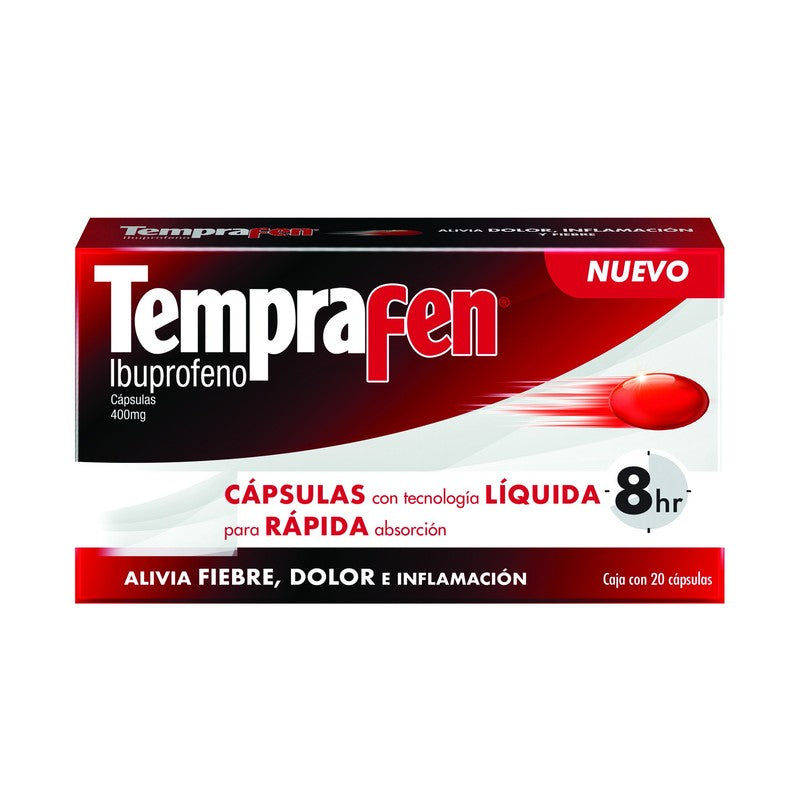Tempra Fen 400 Mg Con 20 Capsulas 7506460100913