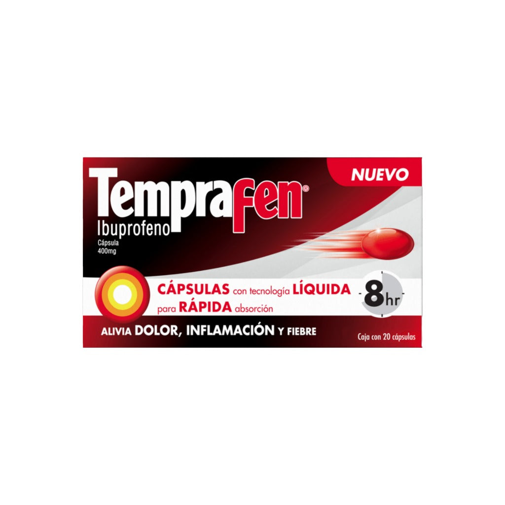 Tempra Fen 400 Mg Con 20 Capsulas 7506460100913