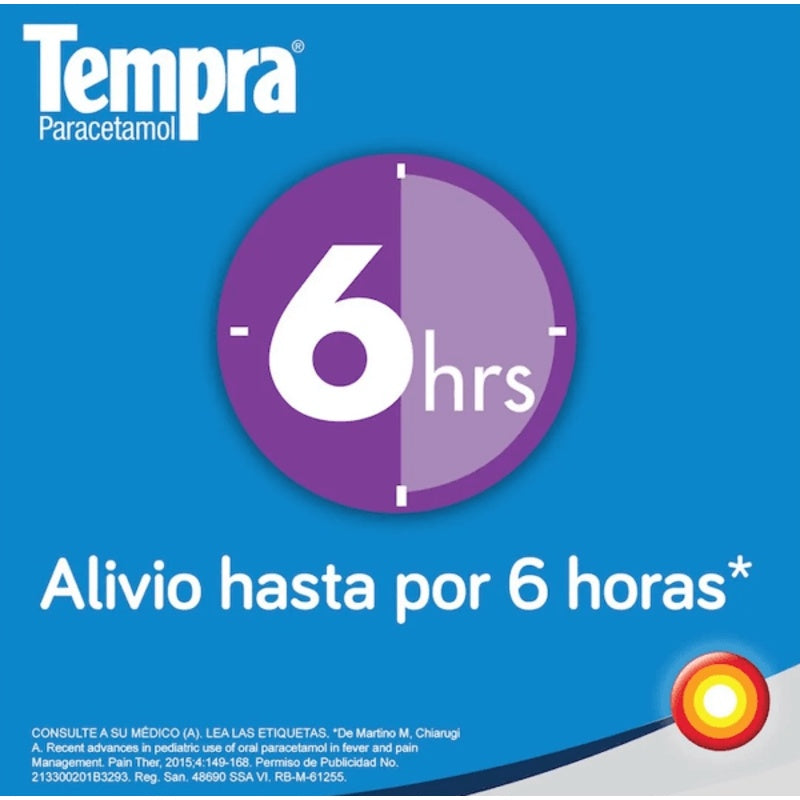 Tempra Infantil 160 Mg / 5 Ml 120 Ml Jarabe