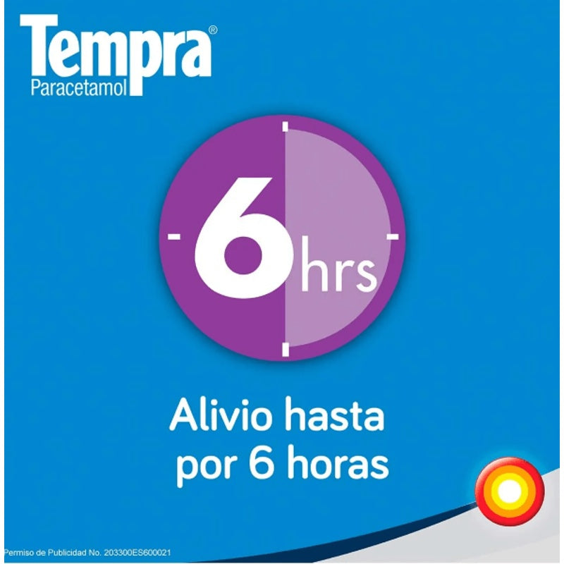 Tempra Pediátrico 100 Mg / Ml 30 Ml Gotas