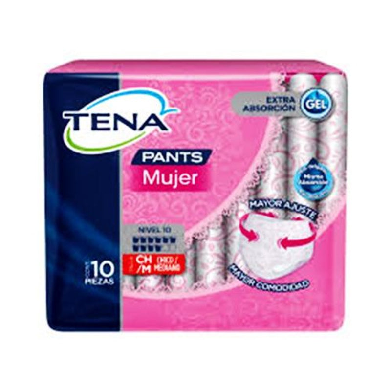Tena Pants Dama Mediano 10 Piezas