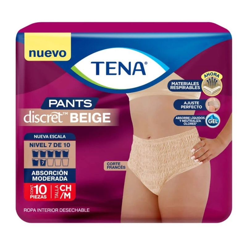 Tena Pants Discret Mediano Muj 10 Paq