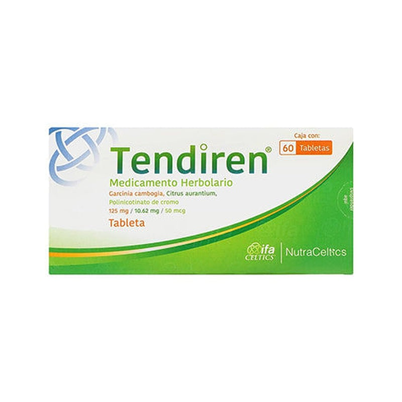 Tendiren 125 / 10.62 / 50 Mcg Con 60 Tabletas Suplemento Alimenticio