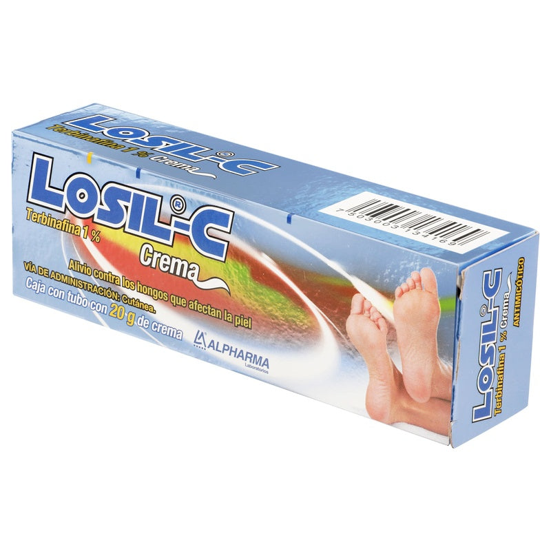 Terbinafina 1% 20 Gr Crema Losil C 7503003134169 perfil 6