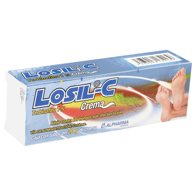 Terbinafina 1% 20 Gr Crema Losil C 7503003134169 perfil 7