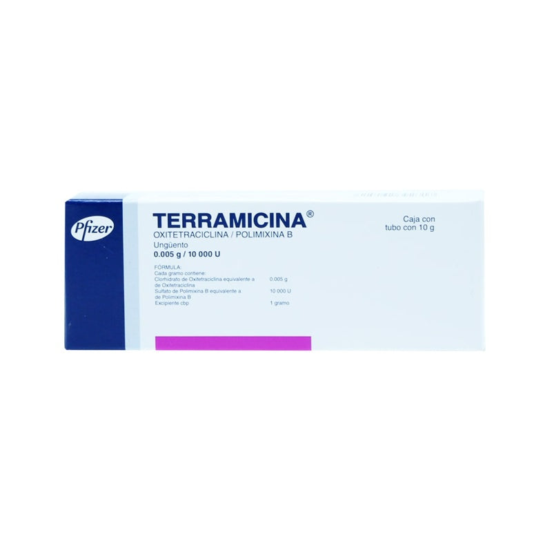 Terramicina Oftalmica Pomada 10 G