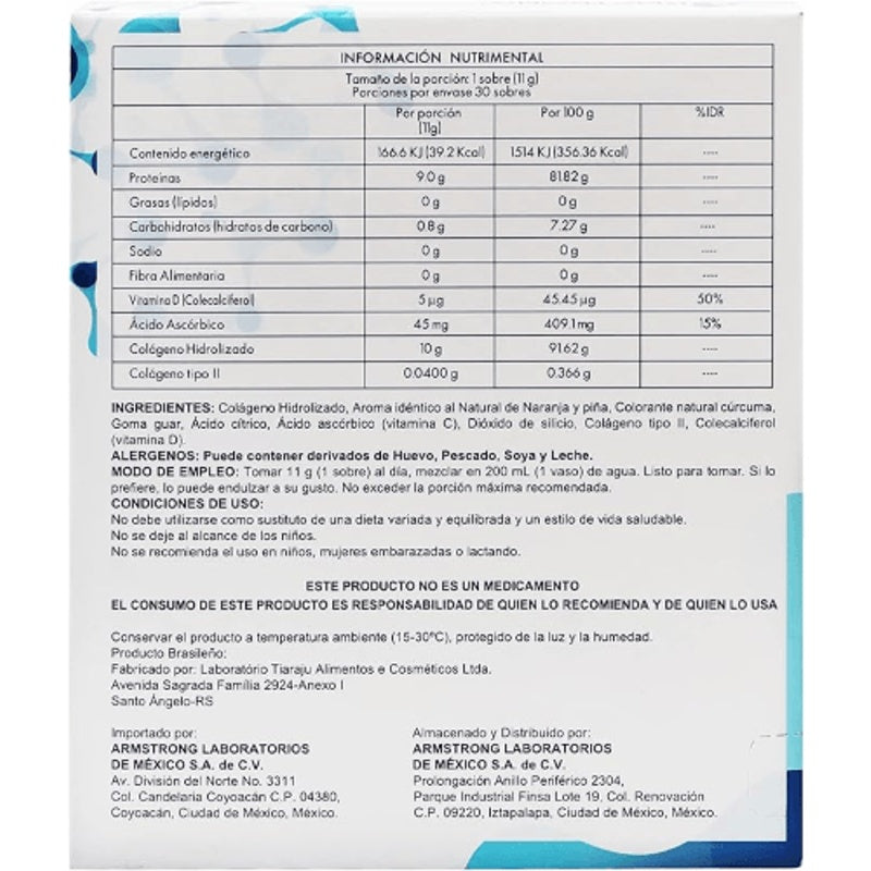 Tesiflex Duo 11 Gr 30 Sobres Suplemento Alimenticio 7501089805041