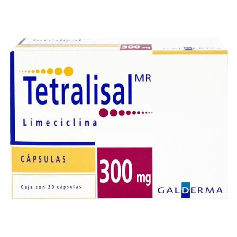 Tetralisal 300 Mg Con 20 Capsulas